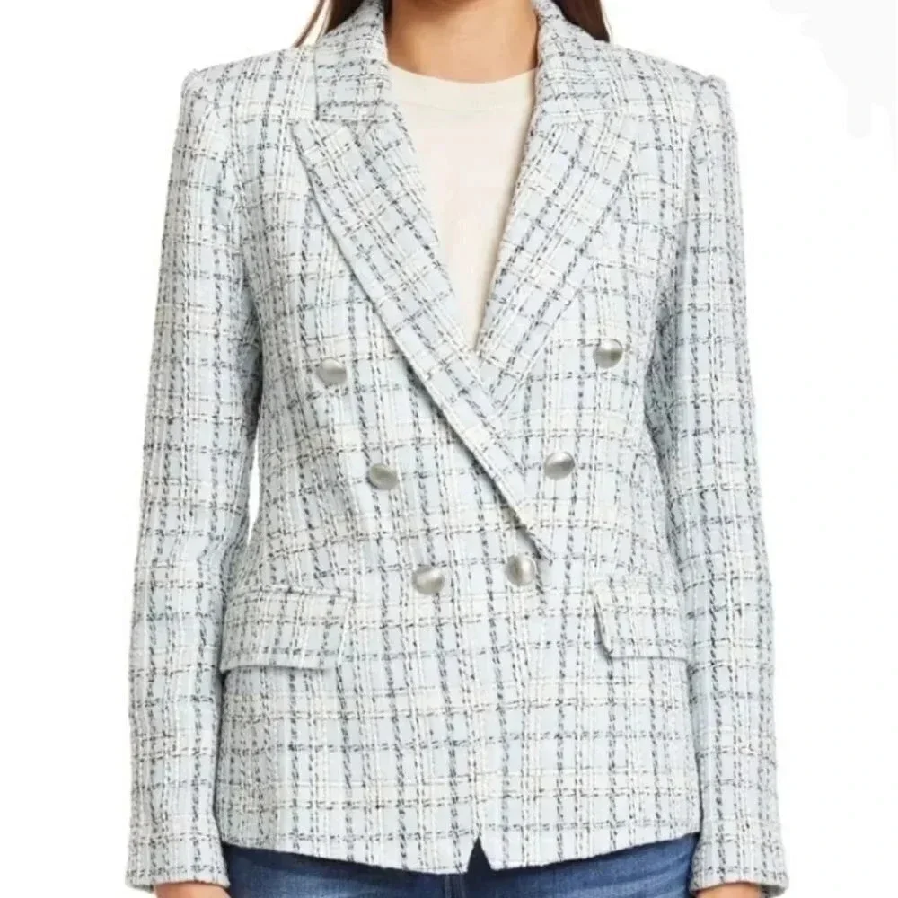 L'AGENCE Kenzie Double Breasted Blazer - Picture 4 of 9